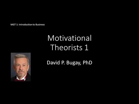 Motivational Theorists 1 [Video]