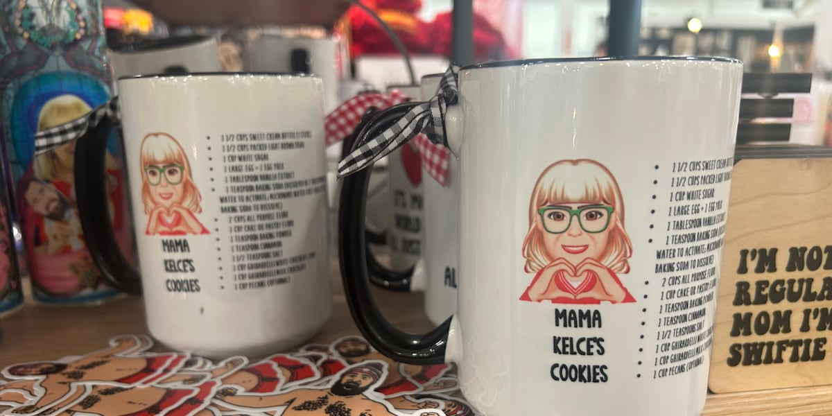Mama Kelces cookie recipe mugs raise money to pay off school lunch debt [Video]