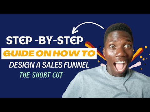 How To Design Sales Funnel For Free(step by step ) [Video]