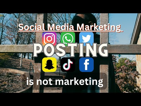 Social Media Marketing – POSTING IS NOT MARKETING!! (Canon R7 Vlog) [Video]