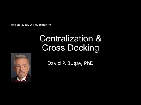 Centralization & Cross-Docking in the Supply Chain [Video]