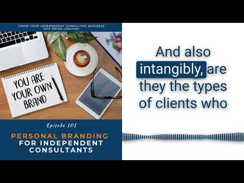 EP. 101 Personal Branding for Independent Consultants [Video]