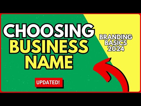 How to Choose a Business Name and Craft Your Brand: A Step-by-Step Guide [Video]