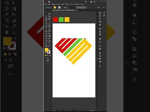 How to Design a Instant Diamond Letters Logo with Grid Adobe Illustrator Tutorial [Video]