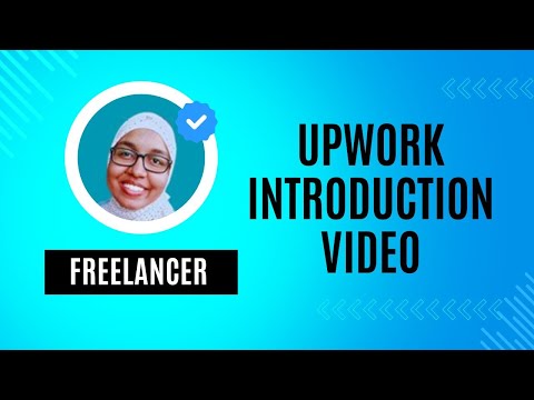 Upwork Introduction Video as a Social Media Marketing Specialist