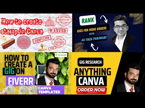 How to Create a Custom Stamp in Canva | Quick & Easy Tutorial | fiverr gig ranking 2024 [Video]