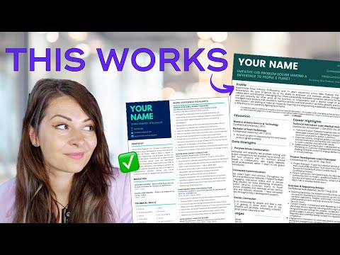 Creative Resume Ideas to Sound UNIQUE | Job Landing Resume Writing Tips [Video]