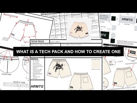 WHAT ARE TECH PACKS AND HOW TO CREATE THEM FOR YOUR APPAREL BRAND AND FASHION LABEL – IN DEPTH GUIDE [Video]
