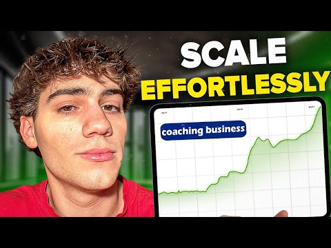 Scale Your Coaching Business Without Overworking (Organic Marketing Strategy) [Video]