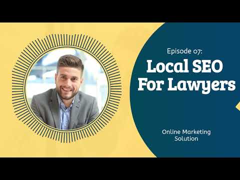 Local SEO For Laywers | Law Firm Local SEO Marketing [Video]