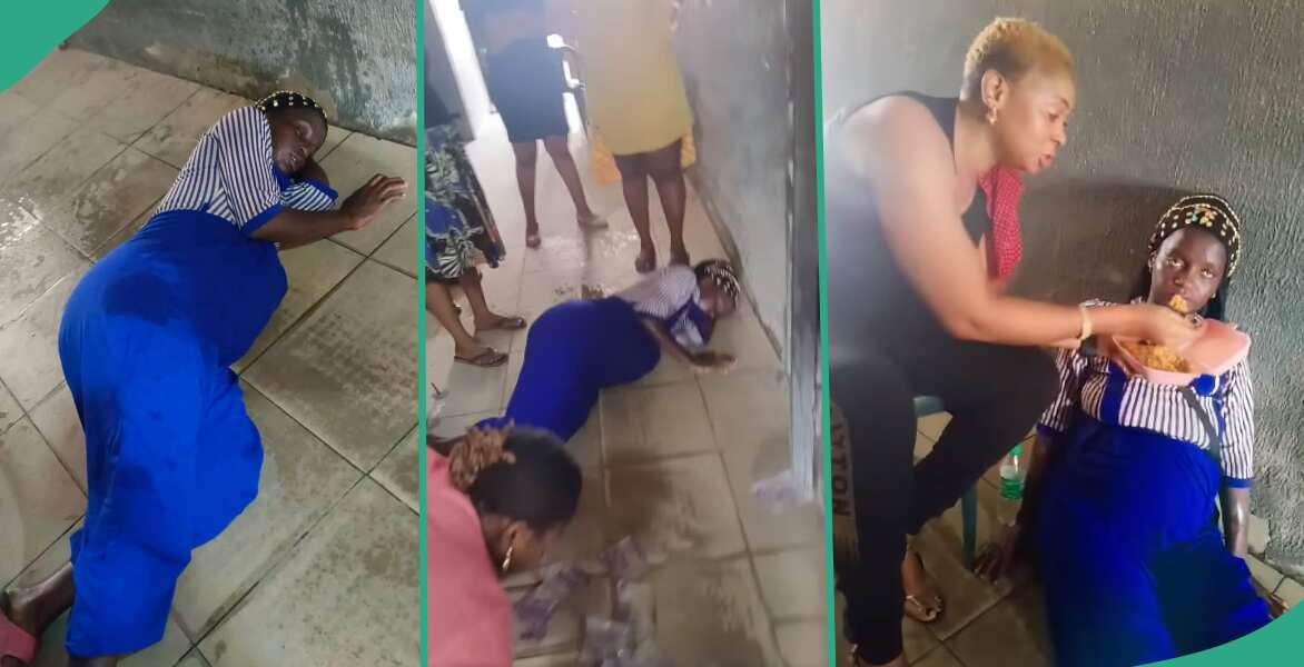 “We Heard a Terrible Sound”: Drama as Pregnant Sachet Water Hawker Faints in Market Due to Hunger [Video]