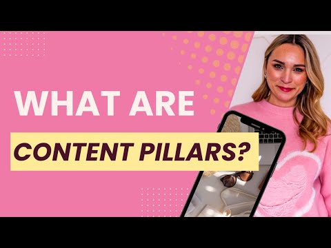 What are CONTENT PILLARS? | How to pick content pillars for social media. [Video]