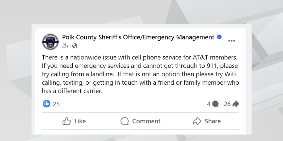 Local law enforcement advise what to do if affected by nationwide cellular service issues [Video]