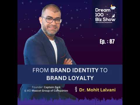 87th Episode : Captain Zack’s Dr. Mohit Lalvani on Keys to Brand Building and Loyalty. [Video]