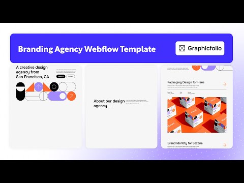 Creative Design Agency Website Template | Graphicfolio X – BRIX Templates [Video]