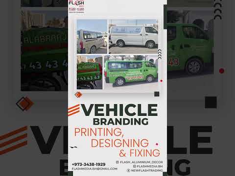 Vehicle Branding Printing Designing and Fixing  [Video]