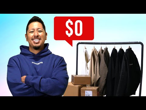 How To Start A Clothing Brand If You Have $0 Dollars (Step X Step Guide) [Video]