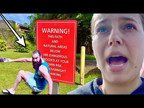 He SLIPPED on the DANGEROUS PATH!!! [Video]