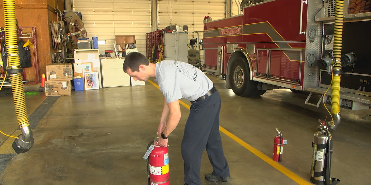 Area fire chief offers advice about fire extinguishers [Video]