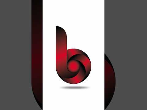 Letter ‘b’ logo design in Adobe illustrator [Video]