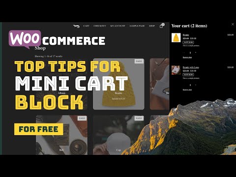 How to Use Woocommerce Mini Cart Block [Video]