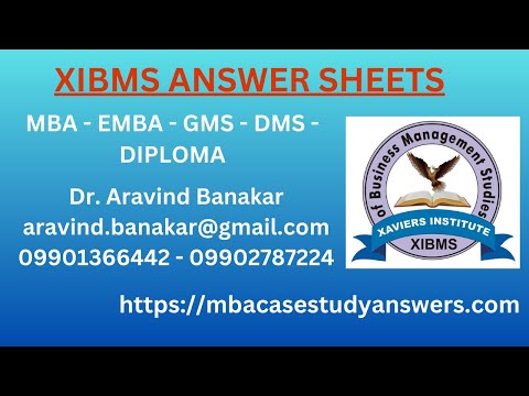XAVIER I Brand Management 3 I ANSWER SHEETS [Video]