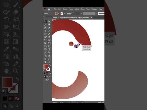 Letter ‘C’ logo design in Adobe illustrator [Video]