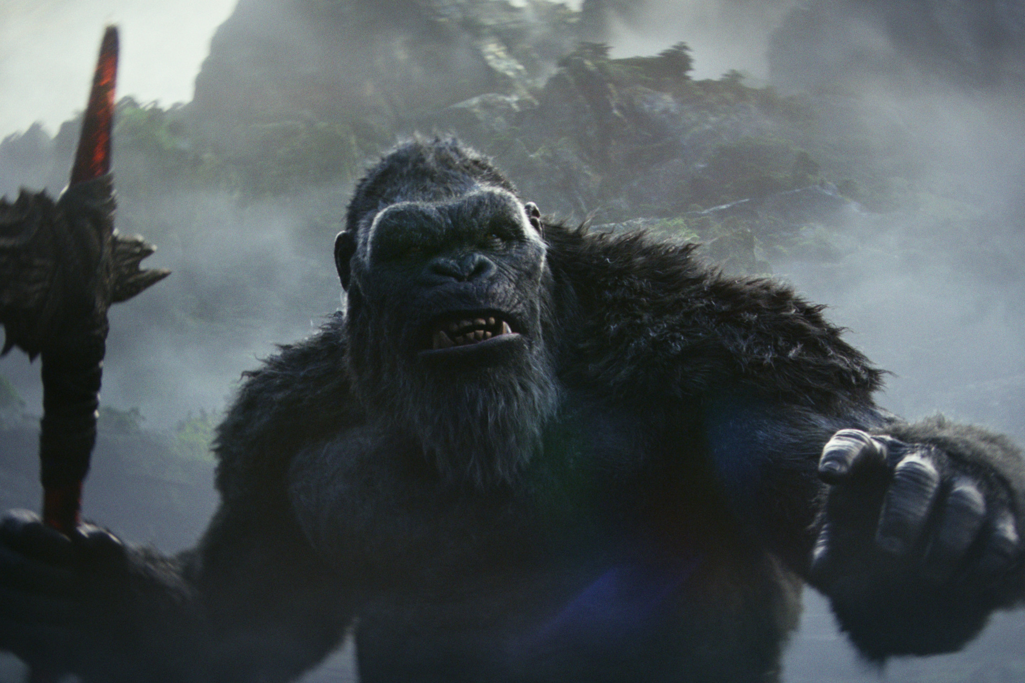 Friends Forever? Probably Not, Though New Godzilla x Kong Clip Shows Kong Riding the Kaiju [Video]
