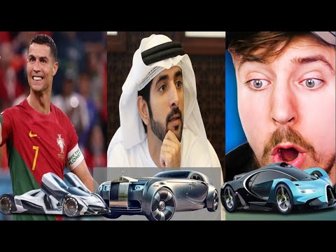 Cristiano Ronaldo Vs Dubai Prince hamdan Vs Mrbeast Comparison | Cars Collection |Networth [Video]
