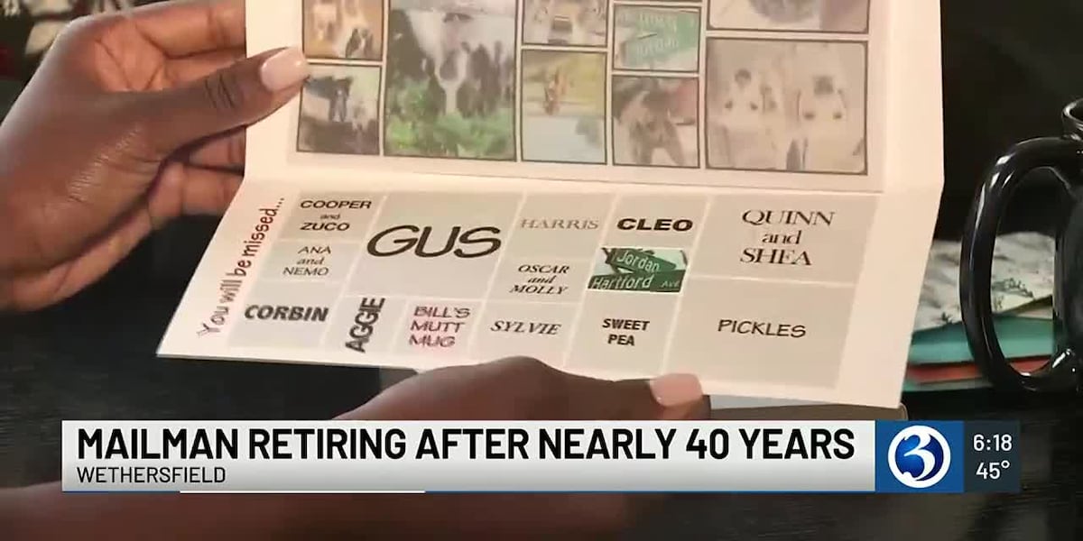 Beloved mailman retires after 38 years of serving Wethersfield [Video]