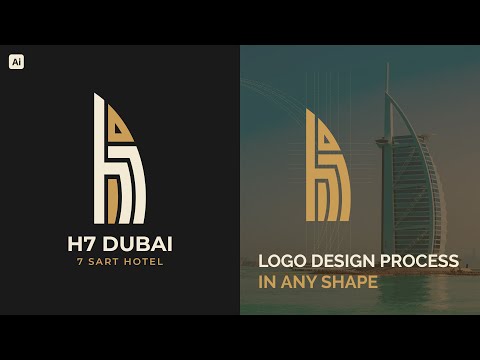 Design Your Logo In Any Shape Like This | Adobe Illustrator Tutorial [Video]