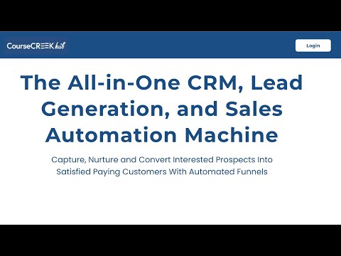 CourseCREEK Hub – The All-in-One CRM, Lead Generation, and Sales Automation Machine [Video]