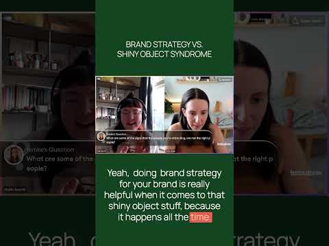 ✨ Brand Strategy vs. Shiny Object Syndrome | For Designers [Video]