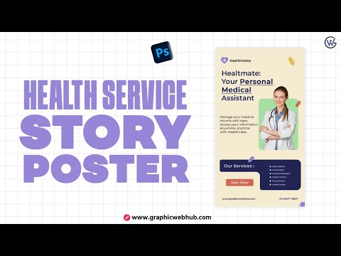 Health Service Story Post Design In Photoshop [Video]