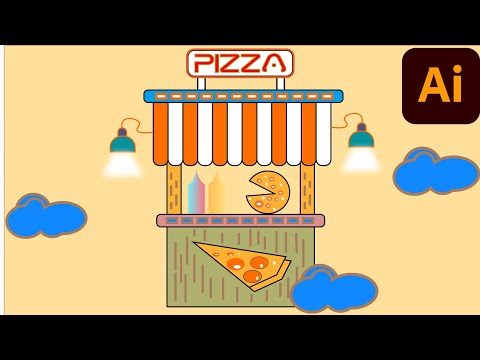 New Vector Design 2024: Unique Pizza Brand Logos Tutorial | Adobe Illustrator [Video]