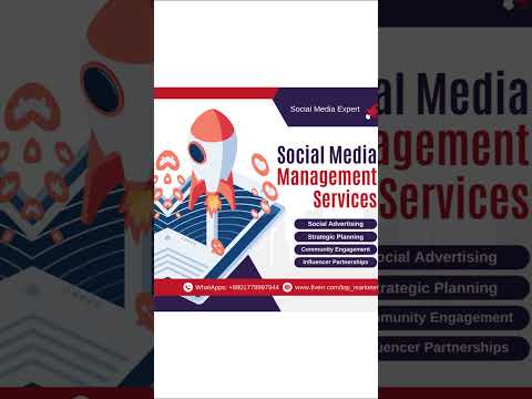 I will be your social media manager for social media marketing [Video]