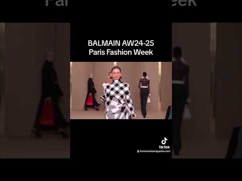 BALMAIN AW24-25   #paris #fashionweek #show  [Video]