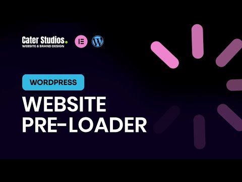 How To Add a pre-Loader To Any WordPress Website – Elementor page builder [Video]