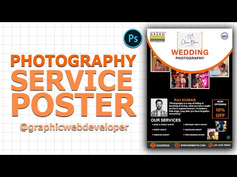 photography flyer design  in Photoshop [Video]