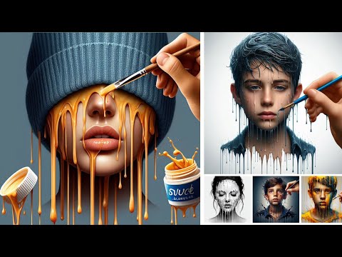 How to Create Dripping Effect Ai Images Without Photoshop Trending Images [Video]