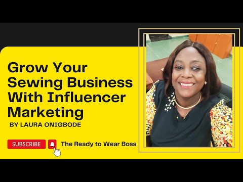 Grow Your Sewing Business With Influencer Marketing [Video]