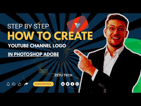 How to Create YouTube channel Logo || Logo design in adobe illustrator [Video]