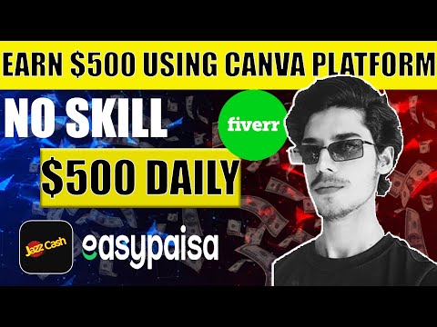 Creative Ways to Earn from Canva // online earning // fiver // no skill // no investment [Video]