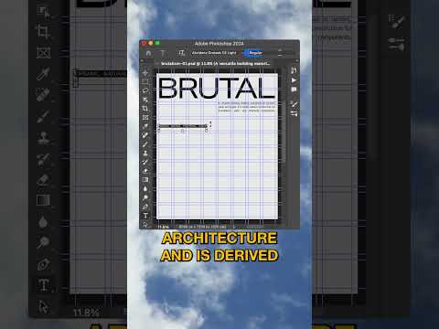 How to Make Brutalism Designs in Photoshop | Graphic Design 101 [Video]