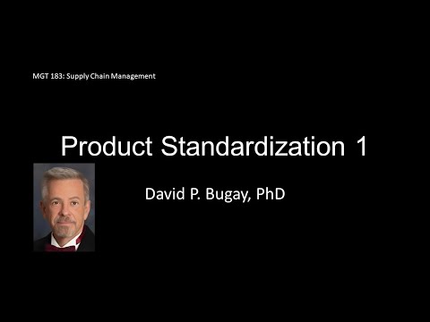 Product Standardization 1 [Video]