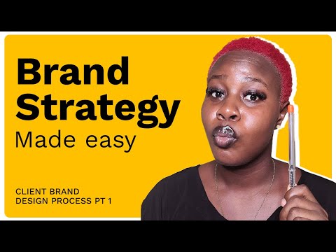 Designing a Real Client Brand pt.1 | Brand Strategy from Scratch [Video]