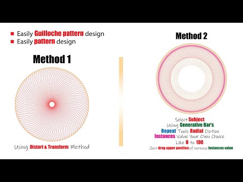 Easily Create a Guilloche Pattern | Generative AI Bar |  Adobe Illustrator CC 2024 Tutorial [Video]