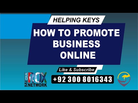 How to promote business online Marketing business digitally Advertising business online [Video]