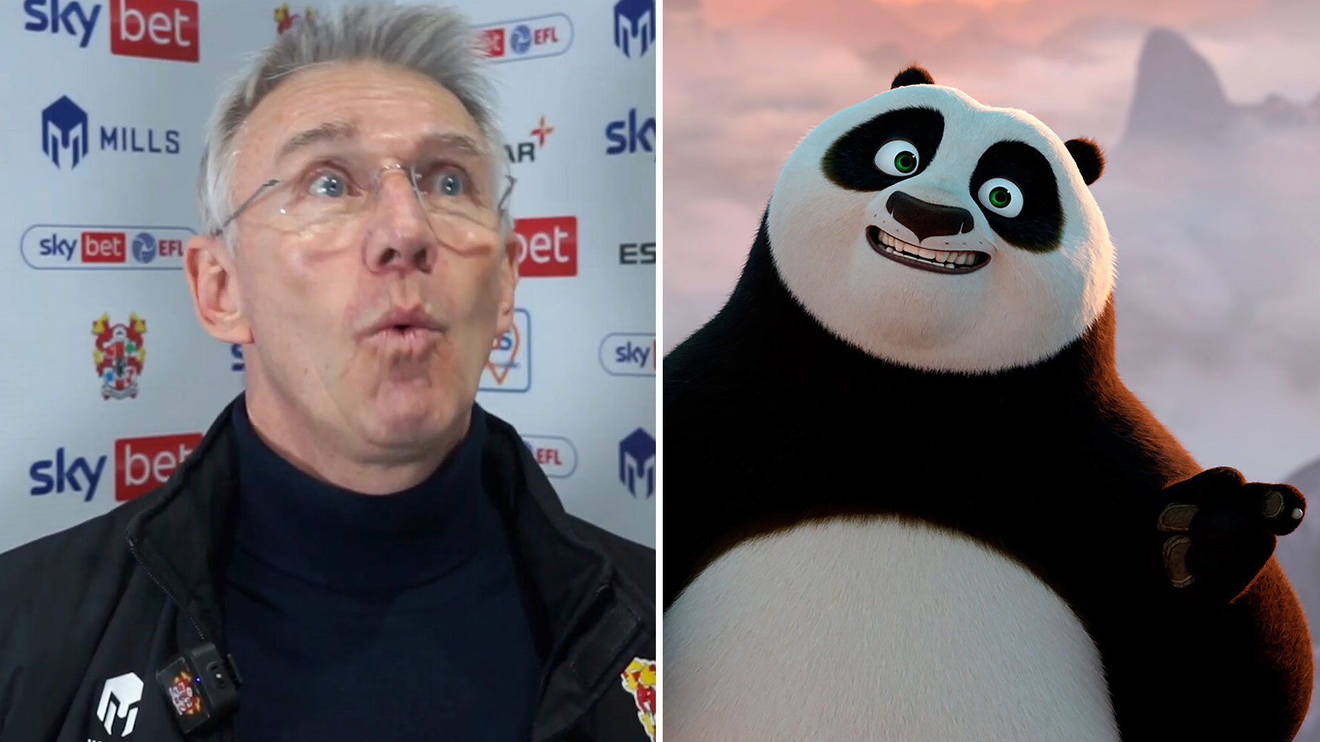 Did you spot former Premier League manager bizarrely quoting KUNG FU PANDA in his post-match interview? [Video]