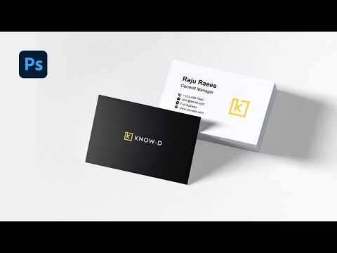 Business card design : Elevate Your Brand Identity – Photoshop Tuitorial 2024 [Video]